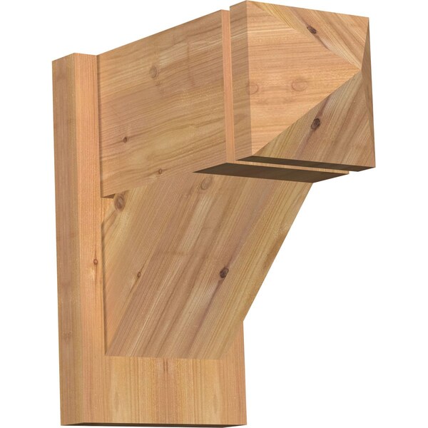 Ekena Millwork Traditional Arts & Crafts Smooth Outlooker, Western Red Cedar, 7 1/2"W x 14"D x 14"H OUT08X14X14TRA03SWR - main